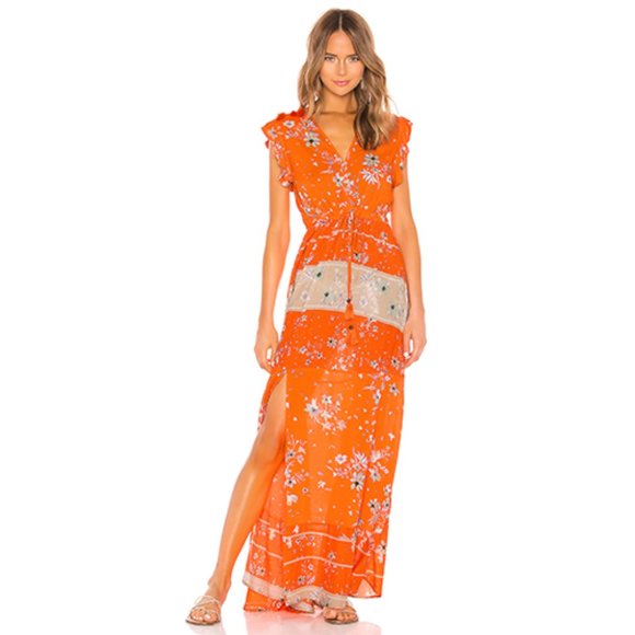 Maaji Dresses & Skirts - NWT Maaji Cinched Maxi Dress Flowering Secret Sm